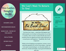 Tablet Screenshot of niceladiesnaughtybooks.com